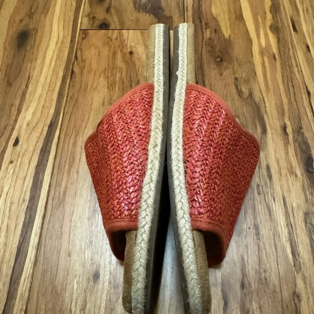 Aerosoles Denville Woven Slide Sandals Women's Flats‎ 9M Red